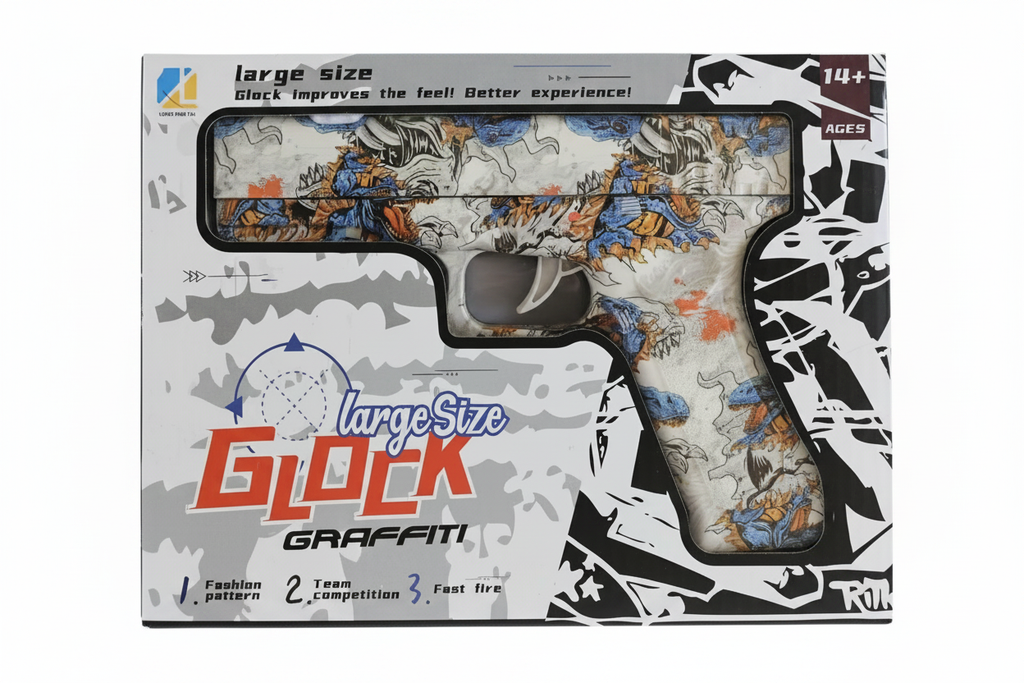 Large Size Glock Graffiti Toy Blaster