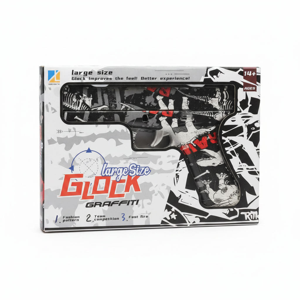 Large Size Glock Graffiti Toy Blaster