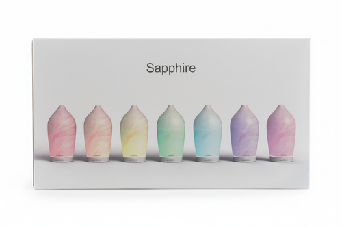 Nuzeva Sapphire Hand-Crafted Artisan Glass Ultrasonic Aroma Diffuser