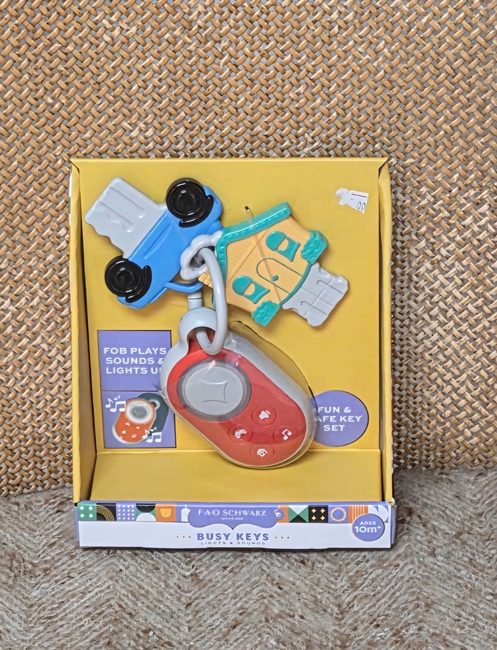 FAO Schwarz Busy Keys – Lights & Sounds Toy Set